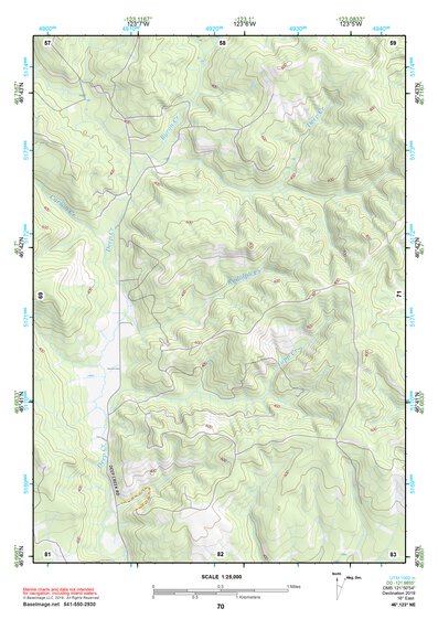 46123NE Page 70 Chehalis River Topo Preview 1
