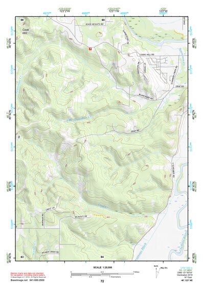 46123NE Page 72 Chehalis River Topo Preview 1