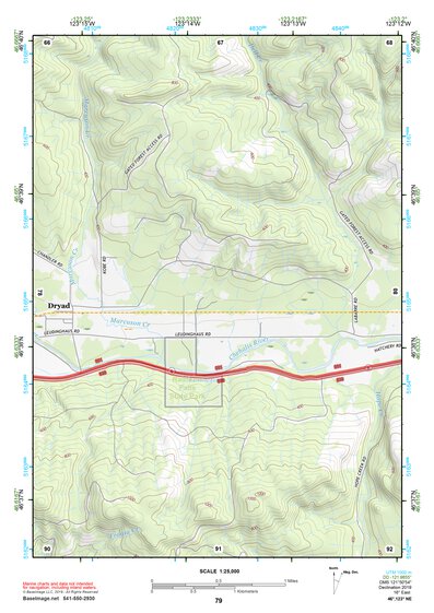 46123NE Page 79 Chehalis River Topo Preview 1