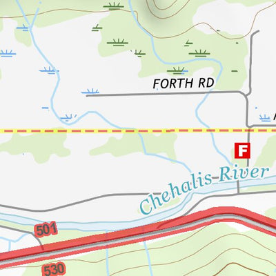 46123NE Page 80 Chehalis River Topo Preview 2
