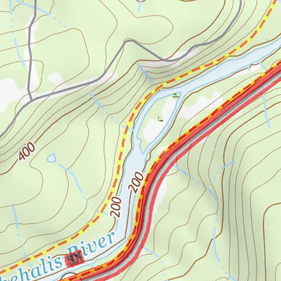 46123NE Page 82 Chehalis River Topo Preview 3