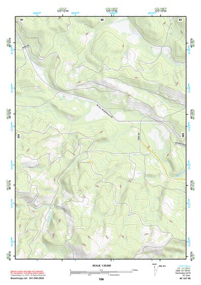 46123NE Page 104 Chehalis River Topo Preview 1