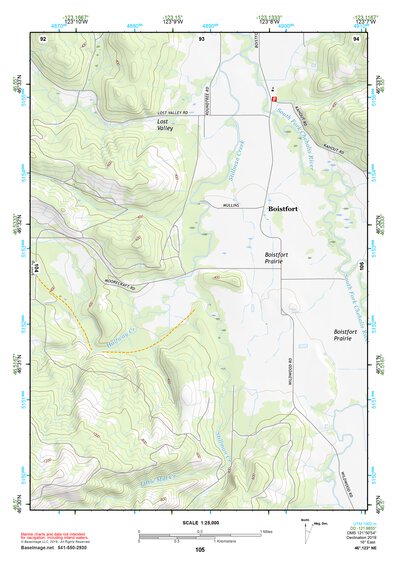 46123NE Page 105 Chehalis River Topo Preview 1