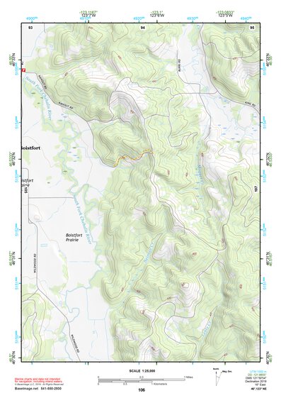 46123NE Page 106 Chehalis River Topo Preview 1