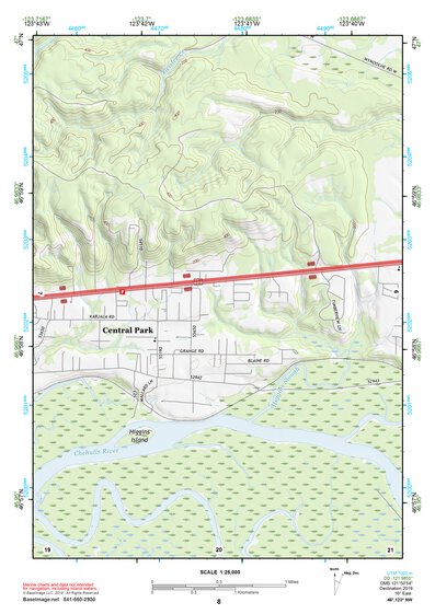 46123NW Page 8 Chehalis River Topo Preview 1