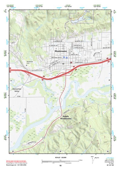 46123NW Page 10 Chehalis River Topo Preview 1
