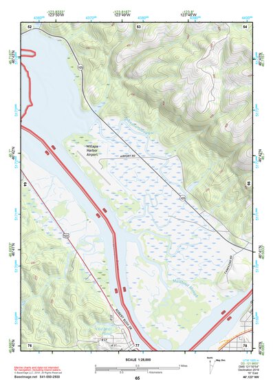 46123NW Page 65 Chehalis River Topo Preview 1