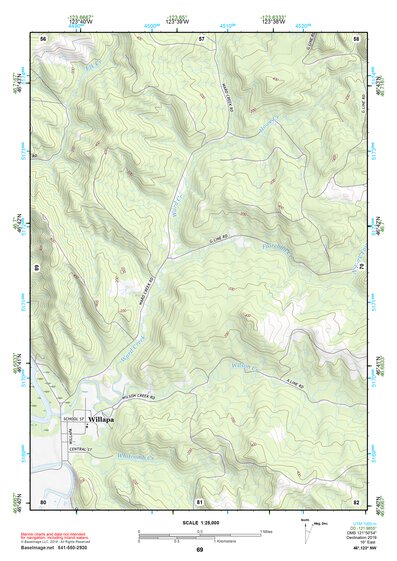 46123NW Page 69 Chehalis River Topo Preview 1