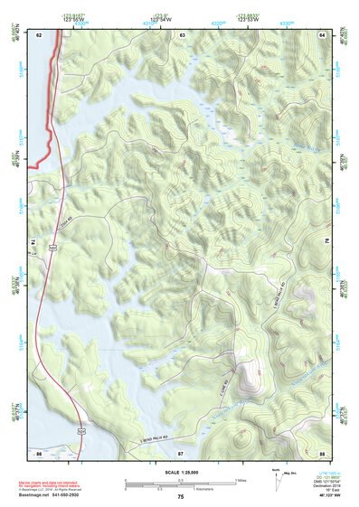 46123NW Page 75 Chehalis River Topo Preview 1