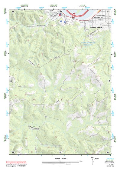 46123NW Page 77 Chehalis River Topo Preview 1