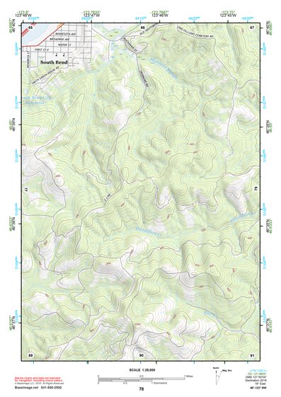 46123NW Page 78 Chehalis River Topo Preview 1