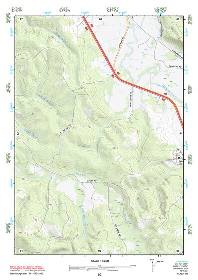 46123NW Page 80 Chehalis River Topo Preview 1
