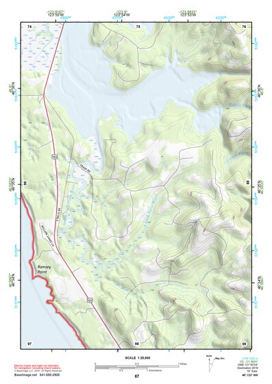 46123NW Page 87 Chehalis River Topo Preview 1