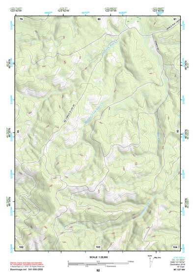 46123NW Page 92 Chehalis River Topo Preview 1