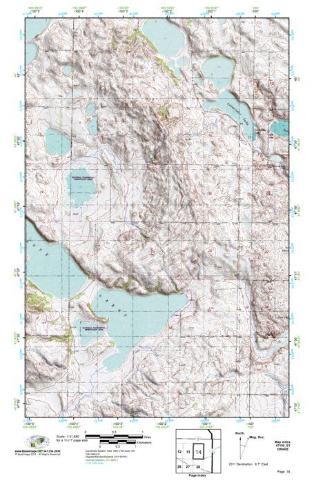(47100e1) Page 014 Drake Map by BaseImage Publishing | Avenza Maps