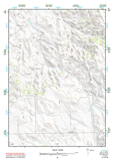 47103NE Page 5 Watford City Topo Preview 1