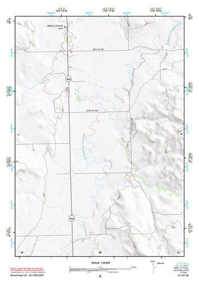 47103NE Page 8 Watford City Topo Preview 1