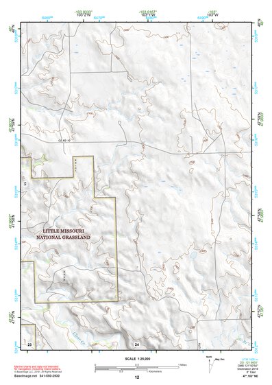 47103NE Page 12 Watford City Topo Preview 1