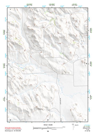 47103NE Page 18 Watford City Topo Preview 1