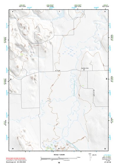 47103NE Page 19 Watford City Topo Preview 1