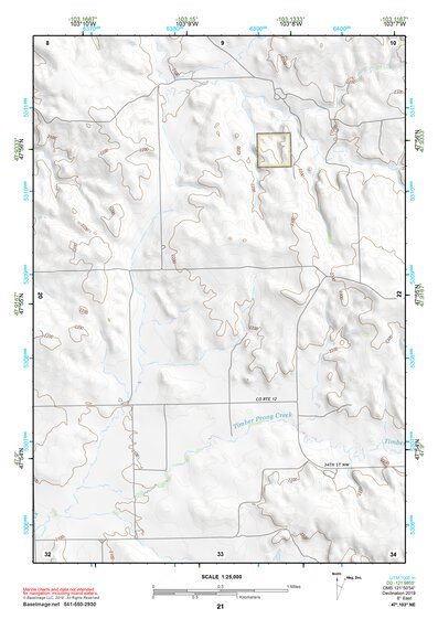 47103NE Page 21 Watford City Topo Preview 1
