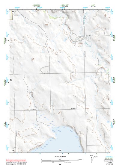 47103NE Page 24 Watford City Topo Preview 1