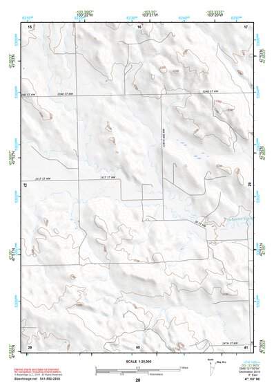 47103NE Page 28 Watford City Topo Preview 1