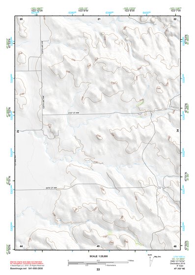 47103NE Page 33 Watford City Topo Preview 1