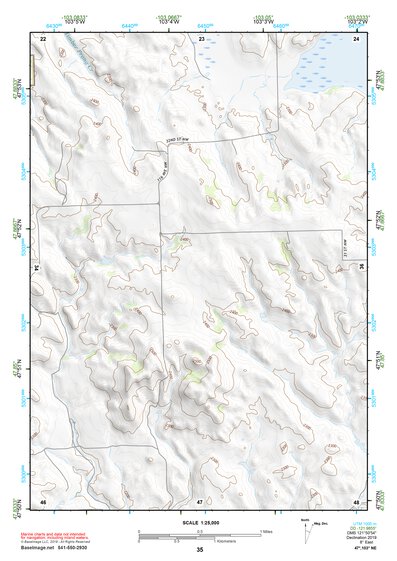 47103NE Page 35 Watford City Topo Preview 1