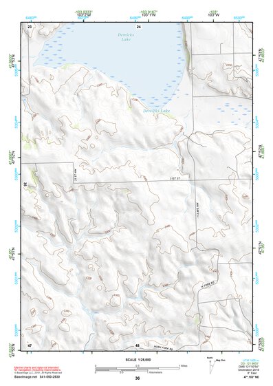 47103NE Page 36 Watford City Topo Preview 1