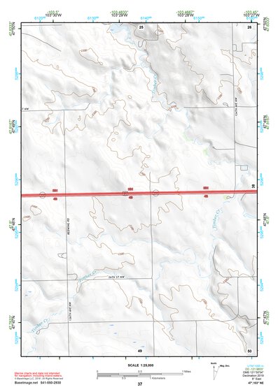 47103NE Page 37 Watford City Topo Preview 1