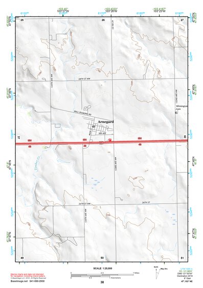 47103NE Page 38 Watford City Topo Preview 1