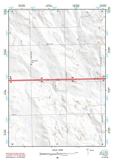 47103NE Page 39 Watford City Topo Preview 1