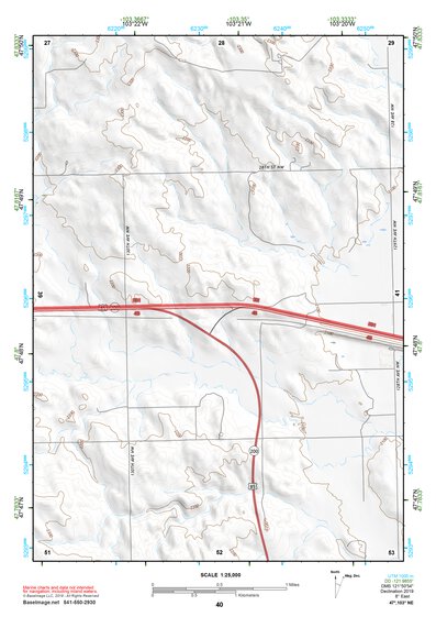 47103NE Page 40 Watford City Topo Preview 1