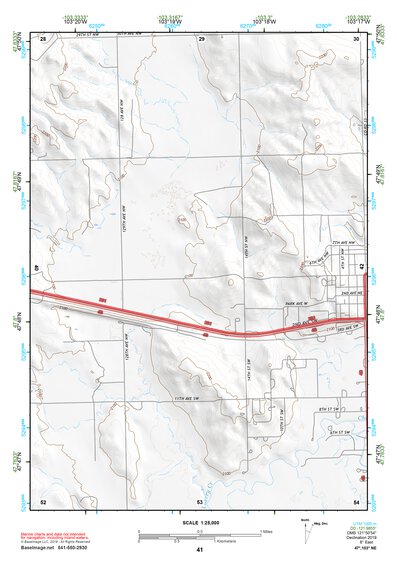 47103NE Page 41 Watford City Topo Preview 1