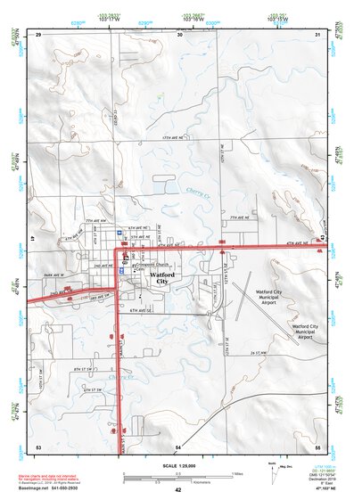 47103NE Page 42 Watford City Topo Preview 1