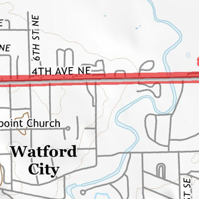 47103NE Page 42 Watford City Topo Preview 2