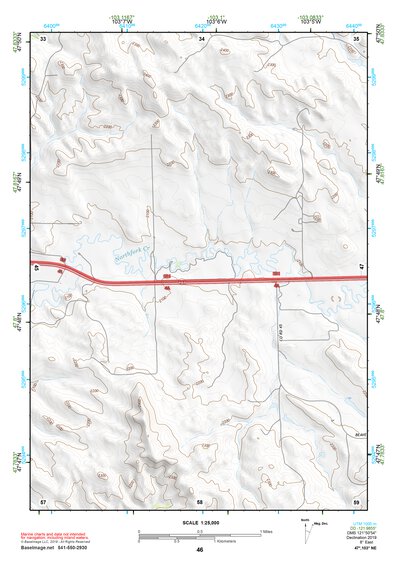47103NE Page 46 Watford City Topo Preview 1