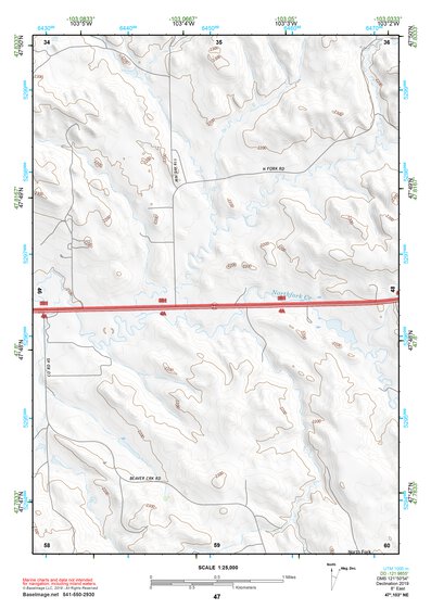 47103NE Page 47 Watford City Topo Preview 1