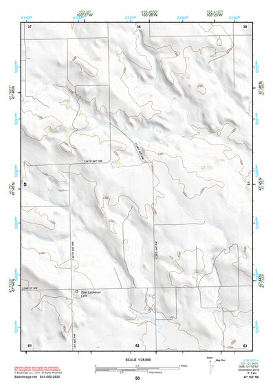47103NE Page 50 Watford City Topo Preview 1