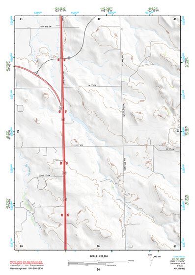 47103NE Page 54 Watford City Topo Preview 1