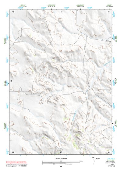 47103NE Page 55 Watford City Topo Preview 1