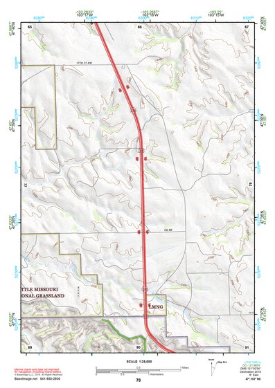 47103NE Page 78 Watford City Topo Preview 1