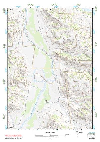 47103NE Page 84 Watford City Topo Preview 1