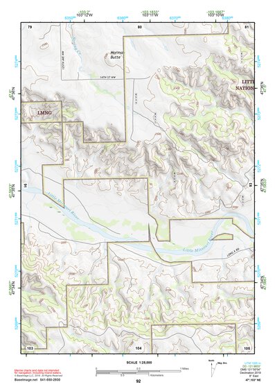 47103NE Page 92 Watford City Topo Preview 1