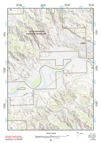 47103NE Page 93 Watford City Topo Preview 1