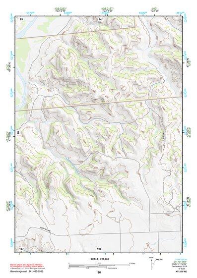 47103NE Page 96 Watford City Topo Preview 1