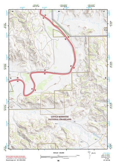 47103NE Page 98 Watford City Topo Preview 1