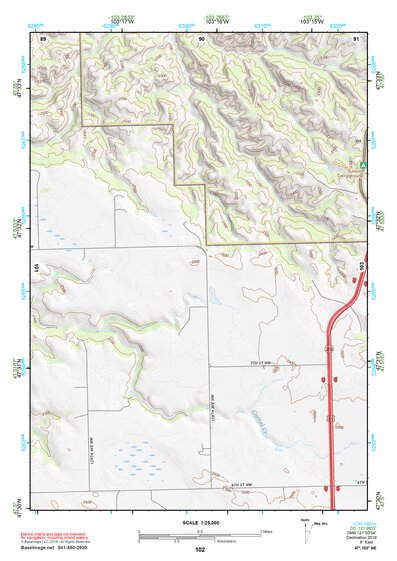 47103NE Page 102 Watford City Topo Preview 1