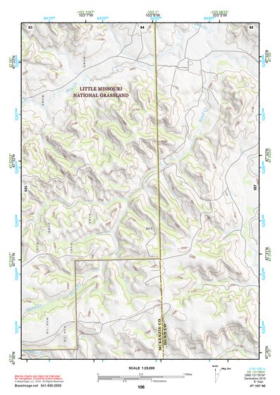 47103NE Page 106 Watford City Topo Preview 1
